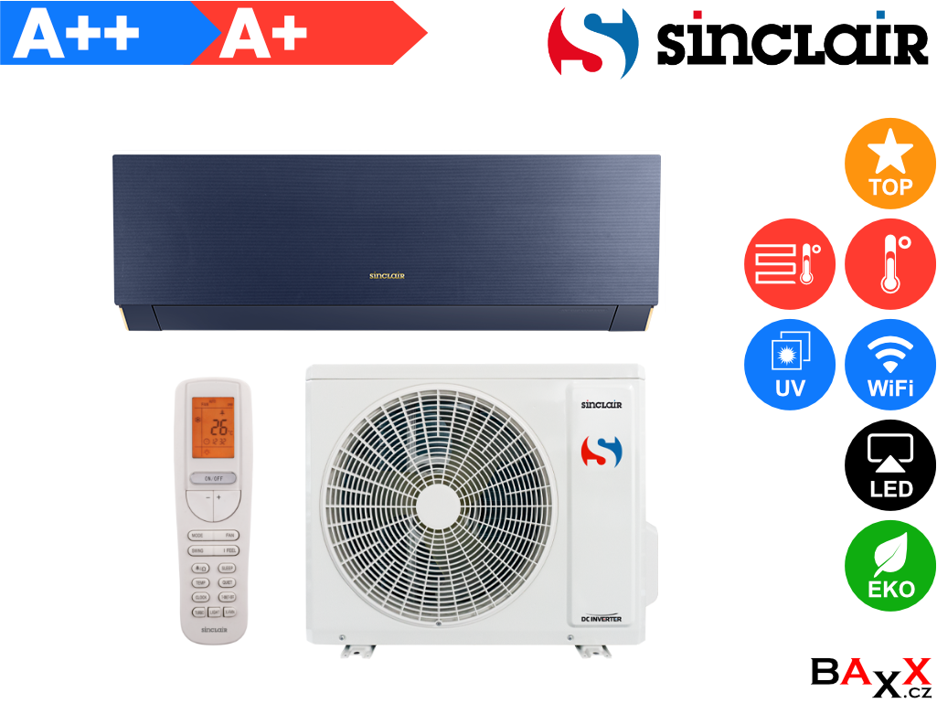 Sinclair Marvin 2,7 kW, 3,5 kW, 5,3 kW 7,1 kW navy